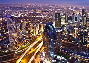Archivo:View of Levent financial district from Istanbul Sapphire