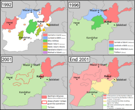 Archivo:War in Afghanistan (1992–2001)
