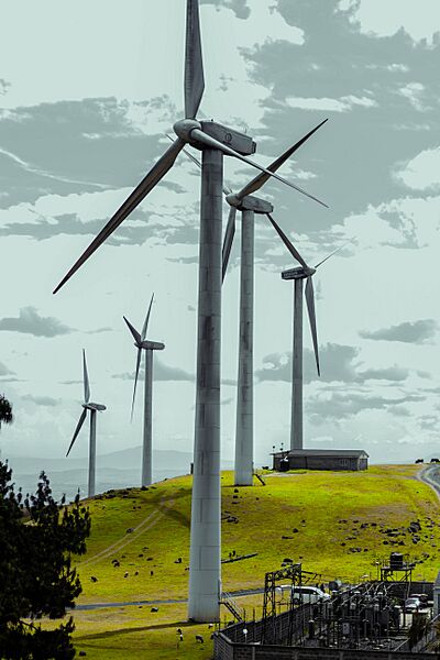 Wind Turbines at Ngong Hills Kenya
