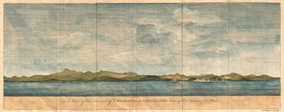 Archivo:1748 Anson View of Zihuatanejo Harbor, Mexico - Geographicus - Seguataneo-anson-1748