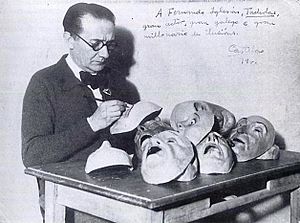 Archivo:A Fernando Iglesias, Tacholas, gran actor, gran galego e gran millonario de ilusións. Castelao, 1941