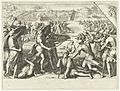 Aanval van de troepen van Ferdinando I de' Medici op de forten bij de Noord-Afrikaanse stad Bone (Annaba) ()