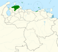 Amazona barbadensis map