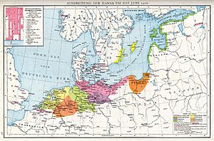 Archivo:Ausbreitung der Hanse um das Jahr 1400-Droysens 28