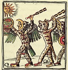 Archivo:Aztec Warriors (Florentine Codex)
