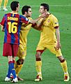 Busquets, Fàbregas & Van Persie
