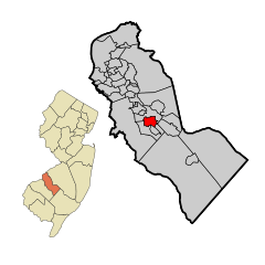 Camden County New Jersey Incorporated and Unincorporated areas Clementon Highlighted.svg