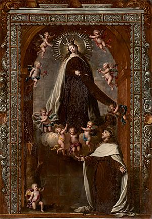 Archivo:Corvoysier-virgen del carmen con san simon stock