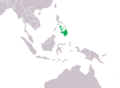 Crocodylus mindorensis Distribution
