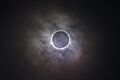 Eclipse sobre las dunas de Bilbao (Viesca, Coahuila)