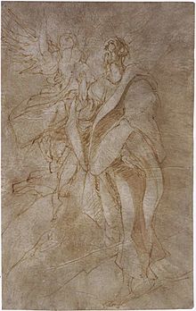 El Greco - Study for St John the Evangelist and an Angel - WGA10644.jpg