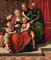 Gaspar godos-maría cleofás y sus hijos-retablo de santiago