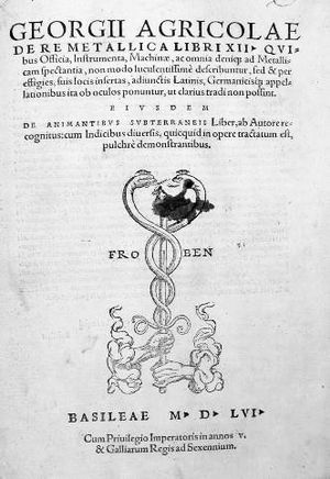 Archivo:Georg Agricola-Titelblatt