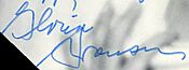 Gloria Swanson signature in 1977 (cropped).JPG