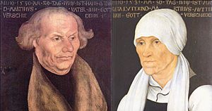 Archivo:Hans and Margarethe Luther, by Lucas Cranach the Elder