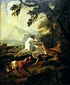 Hondius Dogs fighting