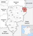 Locator map of Kanton Hirson