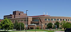 Looking NE Engineering and Physical Sciences Building - Montana State University - 2013-07-09.jpg