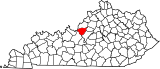 Map of Kentucky highlighting Bullitt County.svg