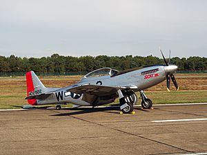 Archivo:North American P-51D Mustang, OO-RYL, Belgian Air Force Days 2018