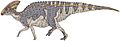 Parasaurolophus with frill