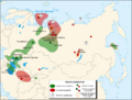Petroleum regions - Russia map-fr