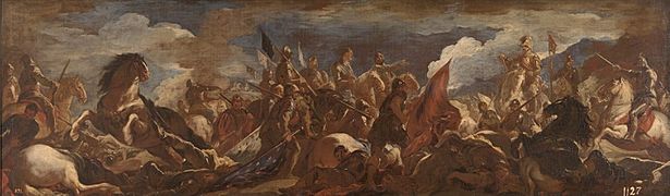 Rendición del ejército francés en la Batalla de San Quintín