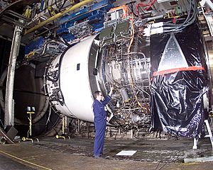 Archivo:Rolls-Royce Trent 900 AEDC-d0404084 USAF