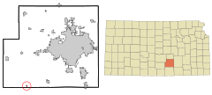 Sedgwick County Kansas Incorporated and Unincorporated areas Viola Highlighted.svg