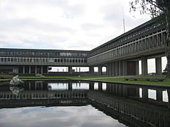 Sfu-academic-quadrangle-pond