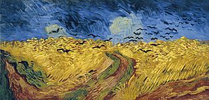 Archivo:Van Gogh, Wheatfield with crows