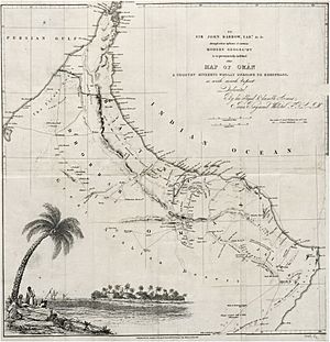 Archivo:WELLSTED(1838) p1.027 MAP OF OMAN (retouched)