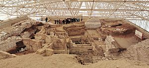 Archivo:Çatalhöyük, 7400 BC, Konya, Turkey - UNESCO World Heritage Site, 08