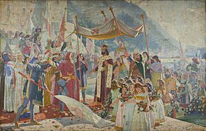 Archivo:Цар Душан у Дубровнику