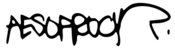 Aesop Rock sig.svg