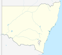 Bathurst ubicada en Nueva Gales del Sur