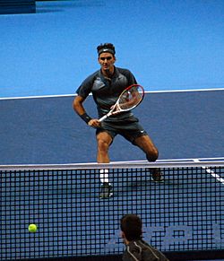 Archivo:Federer v Djokovic (10895652506)