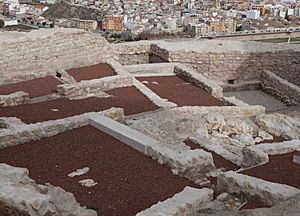 Archivo:Foto 1 Vista parcial del Parque Arqueológico del castillo de Lorca