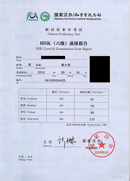 HSK-certificato