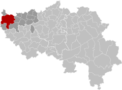 Hannut Liège Belgium Map.svg