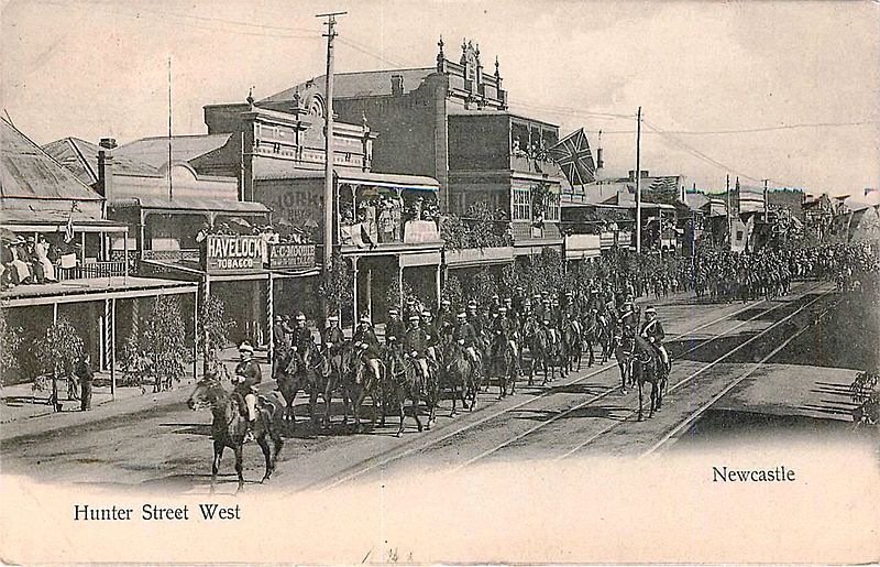 Hunter St West, Newcastle, 1908