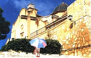 Archivo:Iglesia de Nuestra Sra de las Nieves de Monforte del Cid, 1994