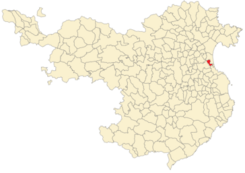 Situación de La Armentera en la provincia de Gerona.