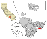 LA County Incorporated Areas Rowland Heights highlighted.svg