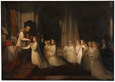 La primera comunión, de Domingo Valdivieso (Museo del Prado)