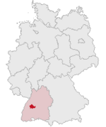 Archivo:Lage des Landkreises Freudenstadt in Deutschland
