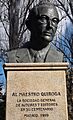 Maestro Quiroga (busto bronce)