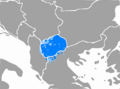 Map - Macedonian language distribution