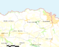 Map commune FR insee code 29226