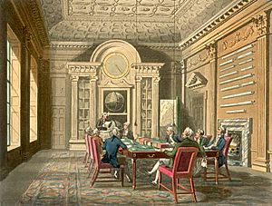 Archivo:Microcosm of London Plate 003 - Board Room of Admiralty Microcosm edited